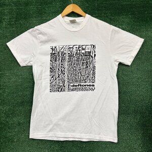 Deftones Wires white T-Shirt Size Medium